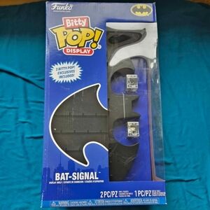 Funko Bitty POP! Display Bat-Signal With Batman & Joker Vinyl Figures 2-Pc Set